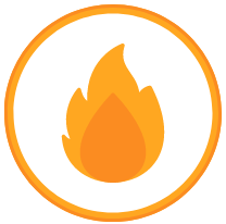 icon of fire